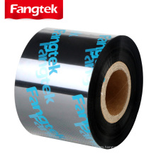 Blank wash label roll polyester matte satin resin ribbons